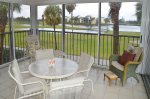 Large Screened Balcony For Dining & Relaxing